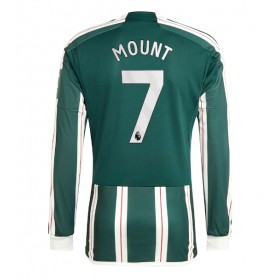 Manchester United Mason Mount #7 Borta Kläder 2023-24 Långärmad